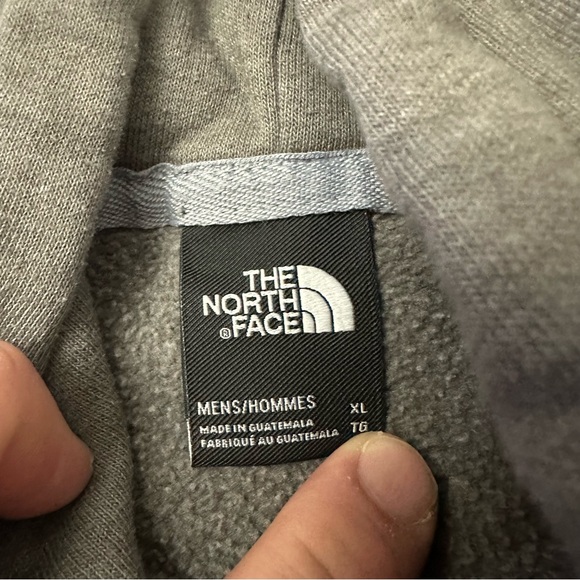 THE NORTH FACE HOODIE SWEATSHIRT MENS XL GRAY WITH BEAR GRAPHIC - Picture 4 of 7